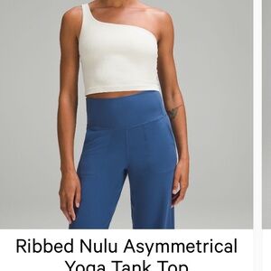 Lululemon robbed Nulu asymmetrical yoga tank top